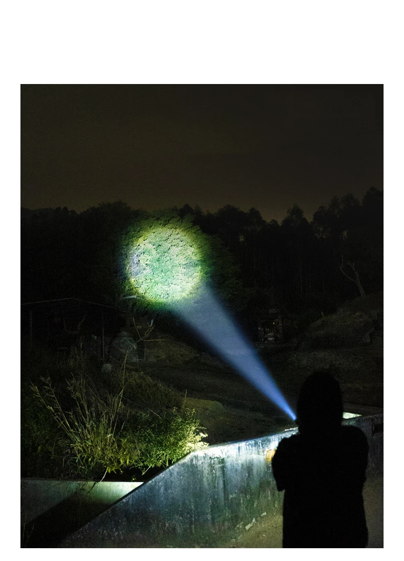 Generic Mini Portable Torch 4 CORE P50 LED USB Rechargeable Torch 3