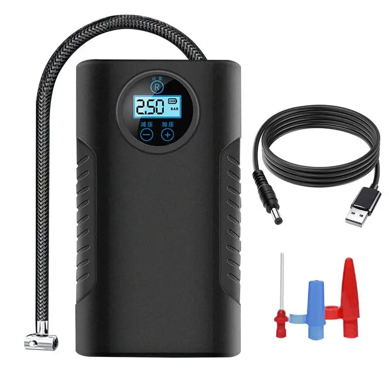Tire Inflator Automotive Handheld Air Pump Electric Digital Air Compressor Mini Electric Tire Accessories For Sedans SUVs
Tire Inflator Automotive Handheld Air Pump Electric Digital Air Compressor Mini Electric Tire Accessories For Sedans SUVs