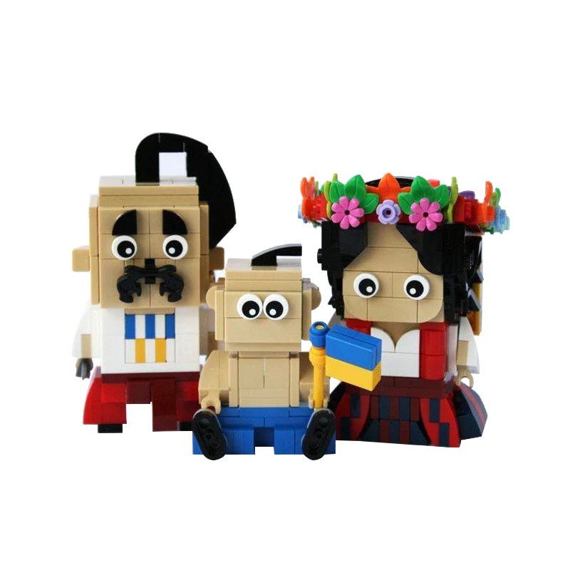 MOC Creative Expert Ideas Ukrainian Brickheadz Model Bricks Building Blocks DIY Toys for children birthday gifts
MOC Creative Expert Ideas Ukrainian Brickheadz Model Bricks Building Blocks DIY Toys for children birthday gifts