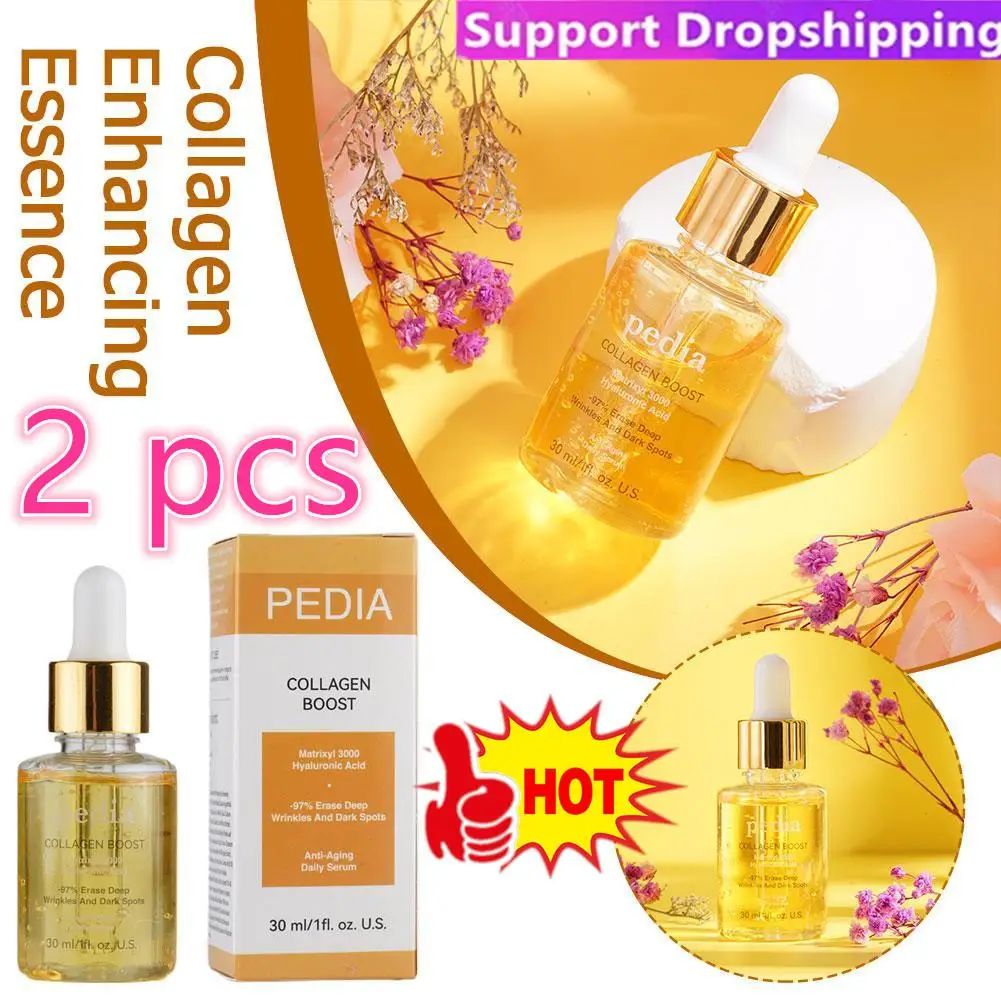 2pc Pedia Collagen Face Serum Advanced Collagen Boost Serum Collagen Restoration Essence Brightening Facial Skin Anti AgingSerum
2pc Pedia Collagen Face Serum Advanced Collagen Boost Serum Collagen Restoration Essence Brightening Facial Skin Anti AgingSerum