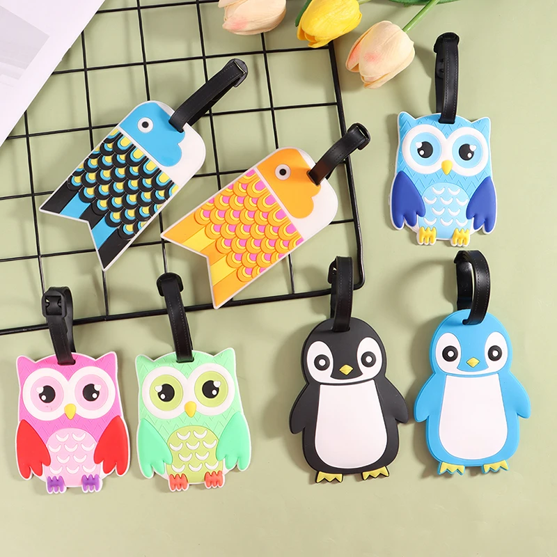 1Pc Creative Cute Luggage Tag Cartoon Animal Suitcase ID Address Holder Baggage Boarding Tags Portable Label Travel Accessories
1Pc Creative Cute Luggage Tag Cartoon Animal Suitcase ID Address Holder Baggage Boarding Tags Portable Label Travel Accessories