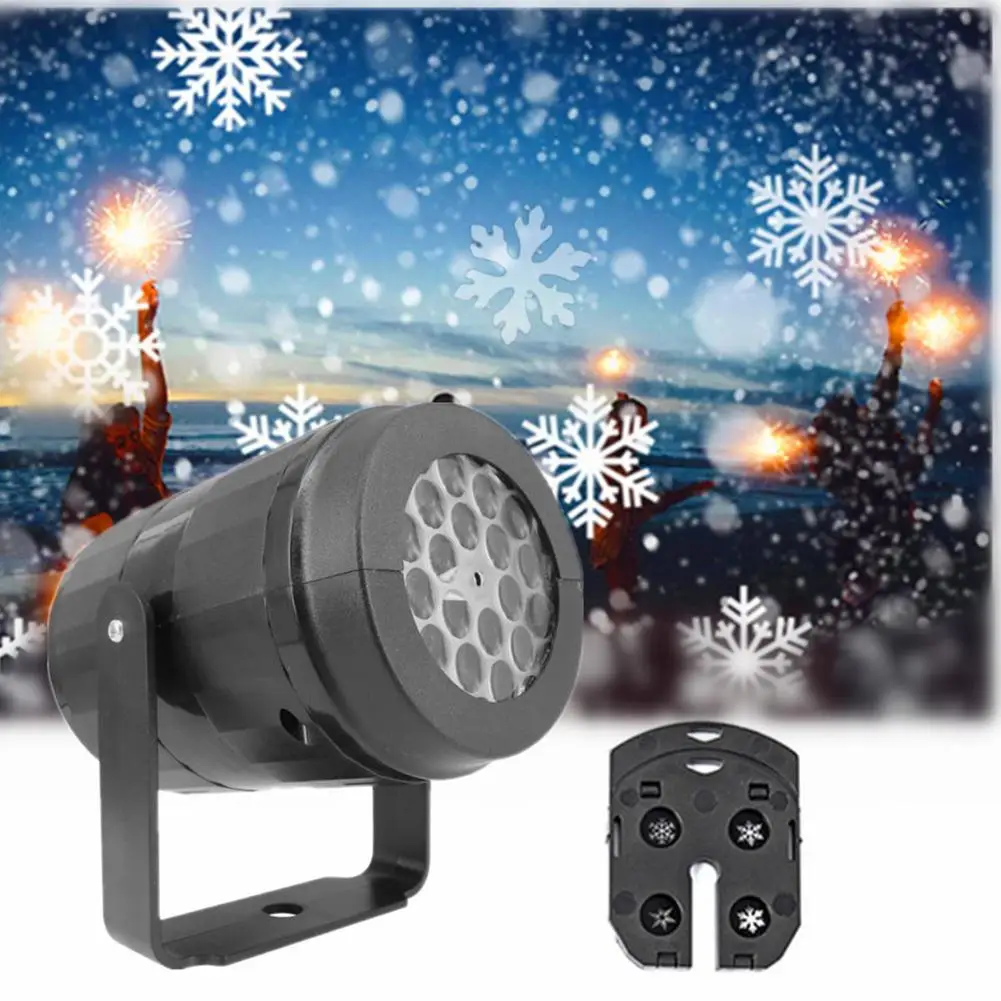 Christmas Party Lights Snowflake Laser Projector Led Stage Light Rotating Xmas Pattern Outdoor Holiday Lighting Garden Decor
Christmas Party Lights Snowflake Laser Projector Led Stage Light Rotating Xmas Pattern Outdoor Holiday Lighting Garden Decor