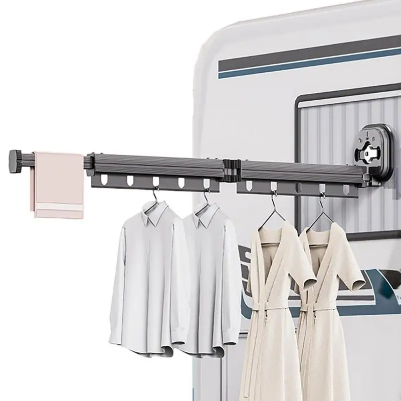 Wall Clothes Drying Rack Collapsible Suction Cups Hanger Rack Drilling-Free Travel Drying Rack For Hotel Dormitory Camping
Wall Clothes Drying Rack Collapsible Suction Cups Hanger Rack Drilling-Free Travel Drying Rack For Hotel Dormitory Camping