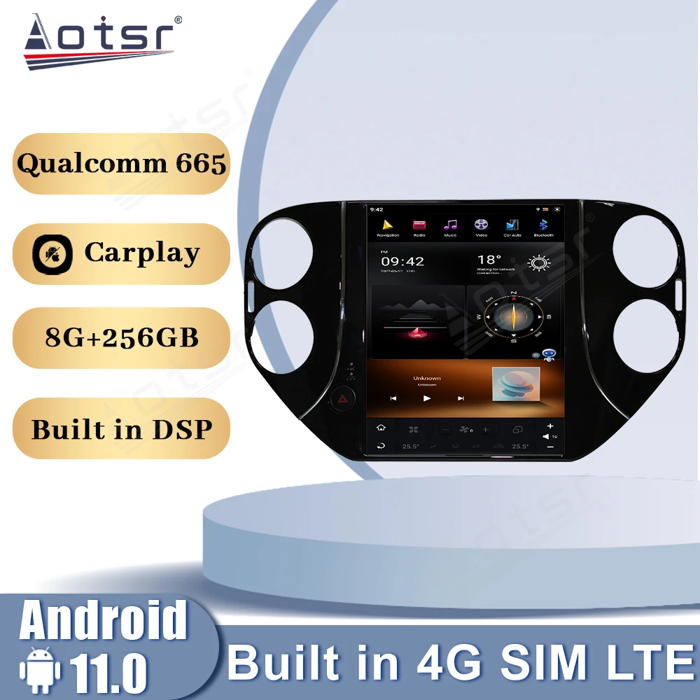 Tesla Car Radio For Volkswagen VW Tiguan 2010 2011 2012 2013 2014 2015 2016 Android 11 GPS Multimedia Player Bluetooth Head Unit
Tesla Car Radio For Volkswagen VW Tiguan 2010 2011 2012 2013 2014 2015 2016 Android 11 GPS Multimedia Player Bluetooth Head Unit