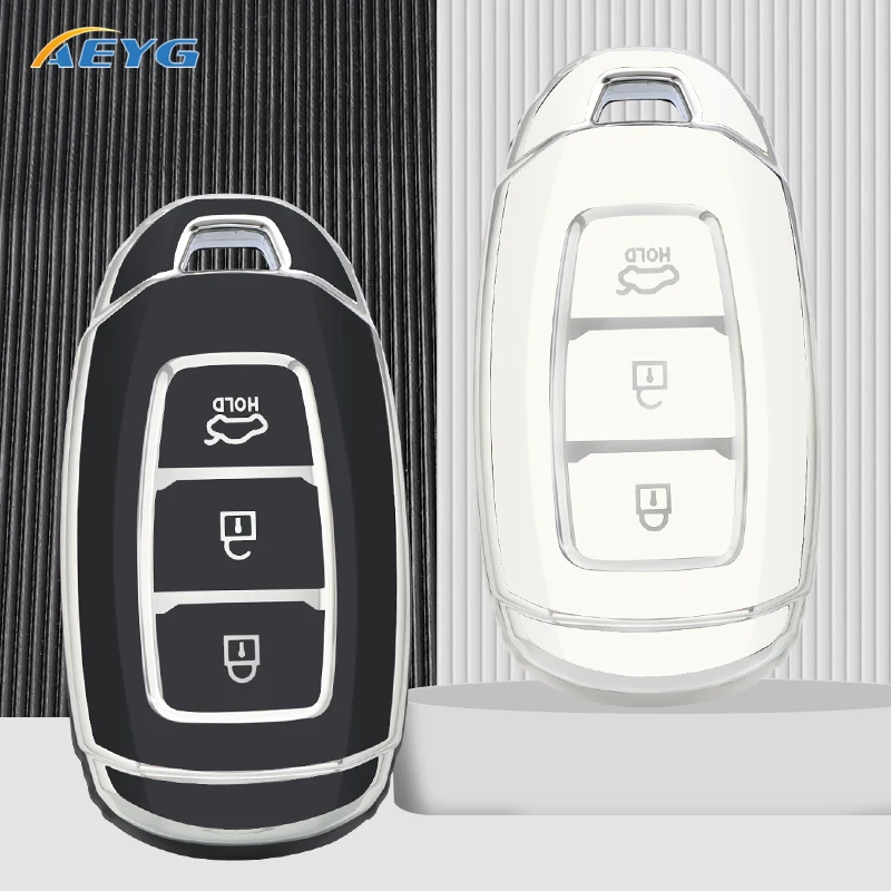 TPU Car Remote Key Case Cover Shell Fob For Hyundai i30 ix25 Elantra Solaris Azera Grandeur Ig TM Accent Santa Fe Palisade Bag
TPU Car Remote Key Case Cover Shell Fob For Hyundai i30 ix25 Elantra Solaris Azera Grandeur Ig TM Accent Santa Fe Palisade Bag