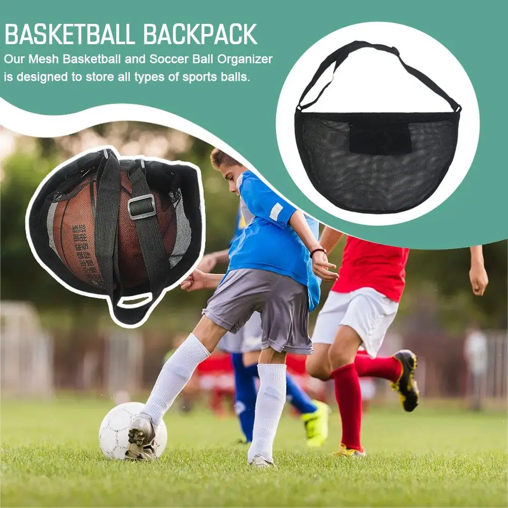 Outdoor Ball Bag One-shoulder Diagonal Student Training Basketball Sports Multi-functional Storage Nylon Net Backpack Pocke A2t0
Outdoor Ball Bag One-shoulder Diagonal Student Training Basketball Sports Multi-functional Storage Nylon Net Backpack Pocke A2t0