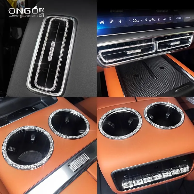 ONGO подходит для идеального интерьера L9, модификация кристаллов алмазов на воздуховыпускное отверстие L8, логотип автомобиля на руль L7
ONGO подходит для идеального интерьера L9, модификация кристаллов алмазов на воздуховыпускное отверстие L8, логотип автомобиля на руль L7