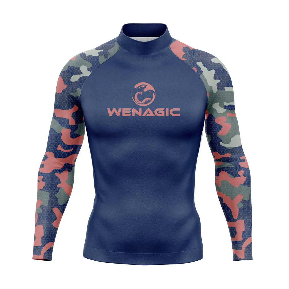 Men UV Protect Swimwear Camouflage Long Sleeve Swimsuit Rashguard Surfing Tights Rash Guard Surf Shirt Quick Dry Swim Clothes
Men UV Protect Swimwear Camouflage Long Sleeve Swimsuit Rashguard Surfing Tights Rash Guard Surf Shirt Quick Dry Swim Clothes