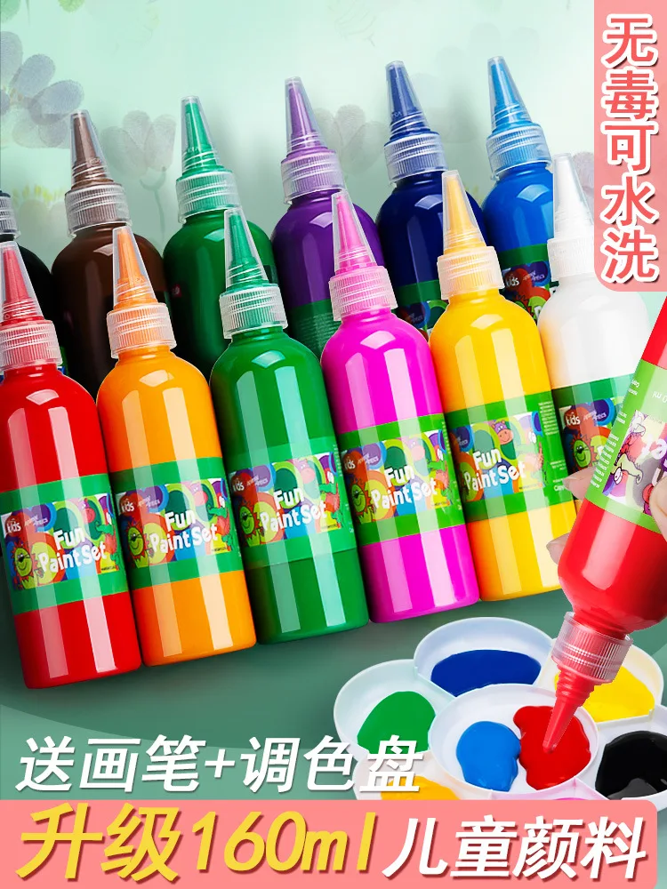 Gouache Paint Children Washable Kindergarten Baby Children'S Painting Tool Set 100Ml Finger Painting 24 Colors
Gouache Paint Children Washable Kindergarten Baby Children'S Painting Tool Set 100Ml Finger Painting 24 Colors