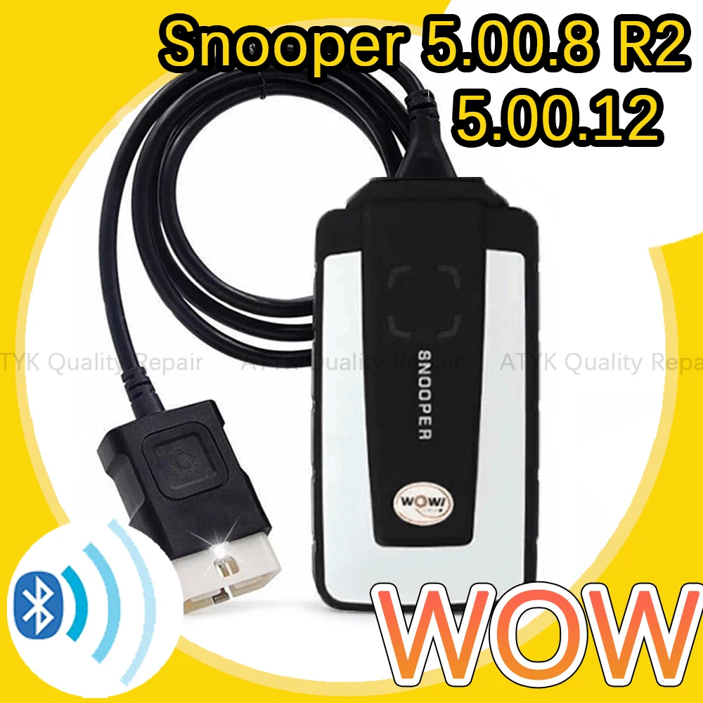 WOW Snooper5.00.12 wow snooper 5.00.8 R2 obd2 scanner automotriz Bluetooth With Keygen inspection tools ECU Diagnostic Tool vcds
WOW Snooper5.00.12 wow snooper 5.00.8 R2 obd2 scanner automotriz Bluetooth With Keygen inspection tools ECU Diagnostic Tool vcds
