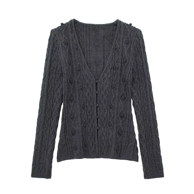 Women 2023 Autumn New Fashion Slim Fit V-Neck Knitted Sweater Vintage Long Sleeves Button Up Female Pullover Chic Top
Women 2023 Autumn New Fashion Slim Fit V-Neck Knitted Sweater Vintage Long Sleeves Button Up Female Pullover Chic Top