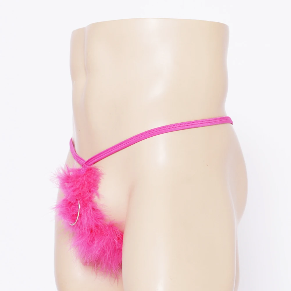 Mens Sissy Hoop Thong Briefs Fleece Feather G-String Panties Exposed Buttocks Erotic Underpants Low Waist Underwear Lingerie
Mens Sissy Hoop Thong Briefs Fleece Feather G-String Panties Exposed Buttocks Erotic Underpants Low Waist Underwear Lingerie