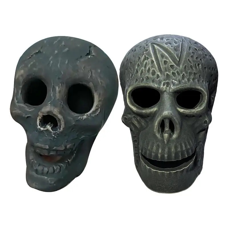 

Черепа для Хэллоуина, черепа, керамический каркас, огнестойкий, многоразовый, Имитация человеческого черепа, скелет для костра, череп