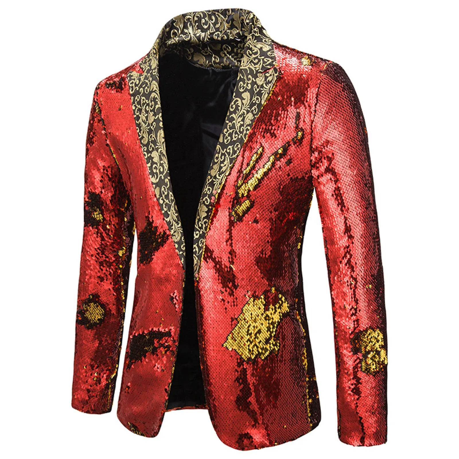 Men Suit Coat Performance Dress Male Dress Singer Stage Performance Trend Gradual Sequins Suit Party Costume Blazer Jacket
Men Suit Coat Performance Dress Male Dress Singer Stage Performance Trend Gradual Sequins Suit Party Costume Blazer Jacket
