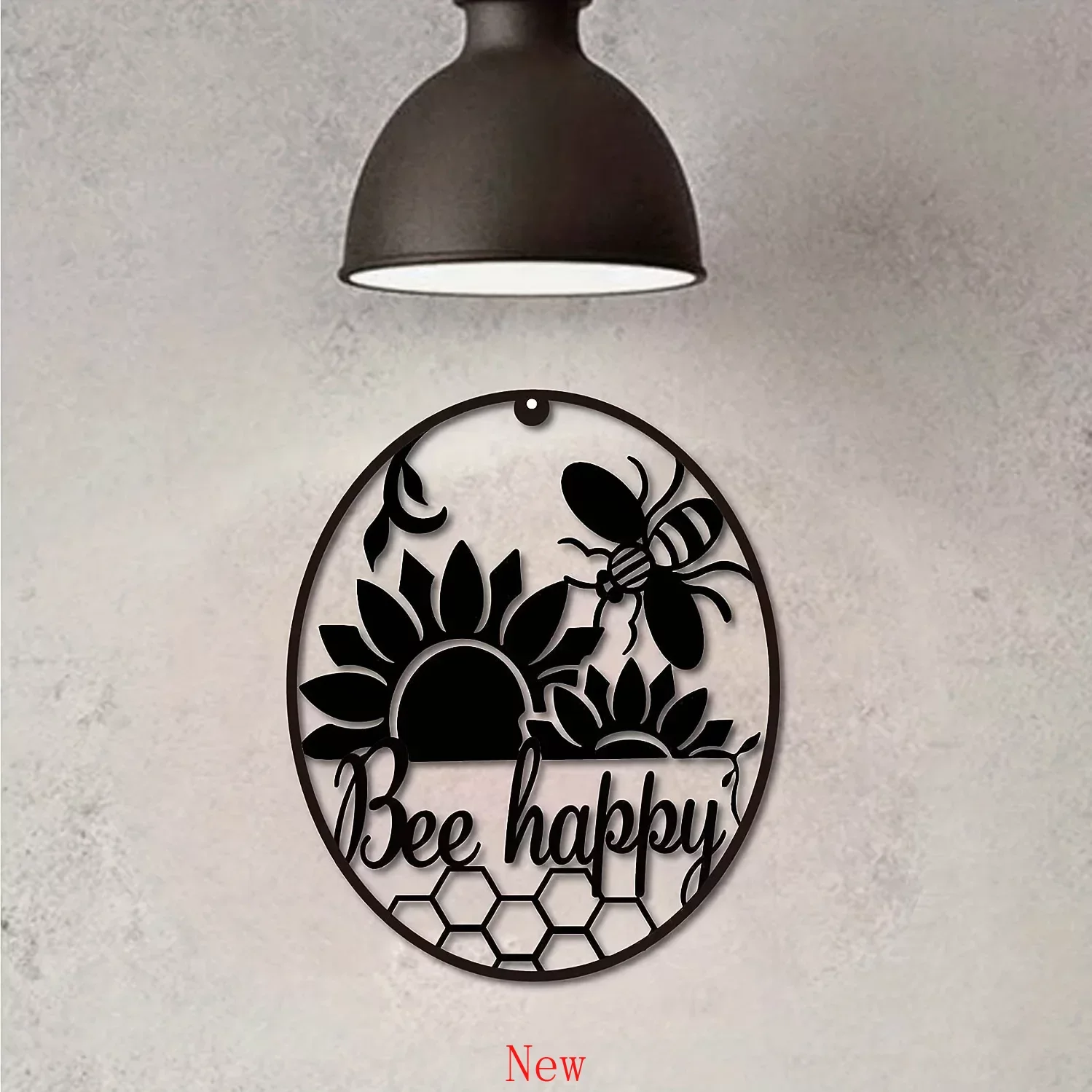 Promotion Metal Bee Happy Home Art Honeycomb Decorative Wall Hanging Silhouette Sculpture Decoration Iron Sign Suitable for Fami
Promotion Metal Bee Happy Home Art Honeycomb Decorative Wall Hanging Silhouette Sculpture Decoration Iron Sign Suitable for Fami