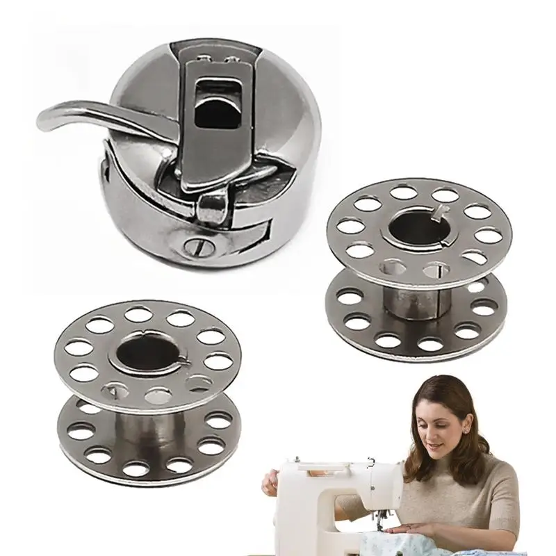 Sewing Machine Bobbin Case Metal Bobbin Box Stainless Steel Sewing Machine Bobbin Long Lasting DIY Bobbin Case Machine Accessory
Sewing Machine Bobbin Case Metal Bobbin Box Stainless Steel Sewing Machine Bobbin Long Lasting DIY Bobbin Case Machine Accessory