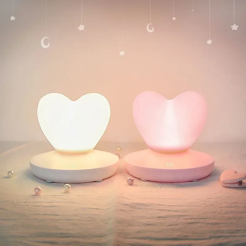 LED Touch Control Table Lamp USB Rechargable girl Modeling lamp Energy saving Romantic Love Heart Shape Decoration Night Light
LED Touch Control Table Lamp USB Rechargable girl Modeling lamp Energy saving Romantic Love Heart Shape Decoration Night Light