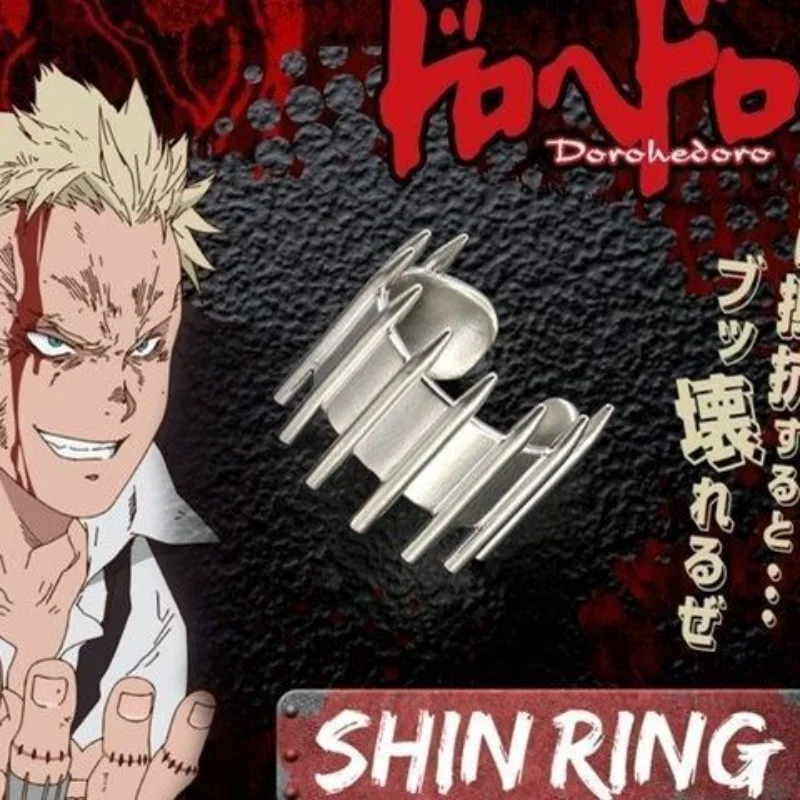 Dorohedoro Anime Accesorios Ring Woman Shin Same Style Rings for Women Silver Color Zinc Alloy Fashion Trend Kawaii Cos Jewelry
Dorohedoro Anime Accesorios Ring Woman Shin Same Style Rings for Women Silver Color Zinc Alloy Fashion Trend Kawaii Cos Jewelry