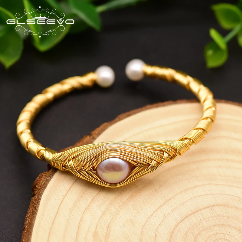 GLSEEVO Original Design Natural Freshwater Purple Pearladjustable Bracelet Wedding Birthday Exquisite Jewelry Accessories GB0139
GLSEEVO Original Design Natural Freshwater Purple Pearladjustable Bracelet Wedding Birthday Exquisite Jewelry Accessories GB0139