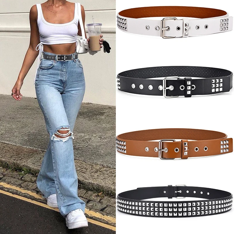 2023 New Square Bead Rivet Belt Metal Pyramid Belt Men And Women Punk Hardware Jeans Belt Designer Belt Woman Belts
2023 New Square Bead Rivet Belt Metal Pyramid Belt Men And Women Punk Hardware Jeans Belt Designer Belt Woman Belts