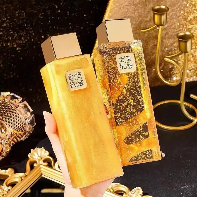 1Pc Gold Foil Anti Wrinkle Firming Omnipotent Moisturizing Face Lotion Lightens Fine Lines Oil Control Skin Care Face Toner
1Pc Gold Foil Anti Wrinkle Firming Omnipotent Moisturizing Face Lotion Lightens Fine Lines Oil Control Skin Care Face Toner