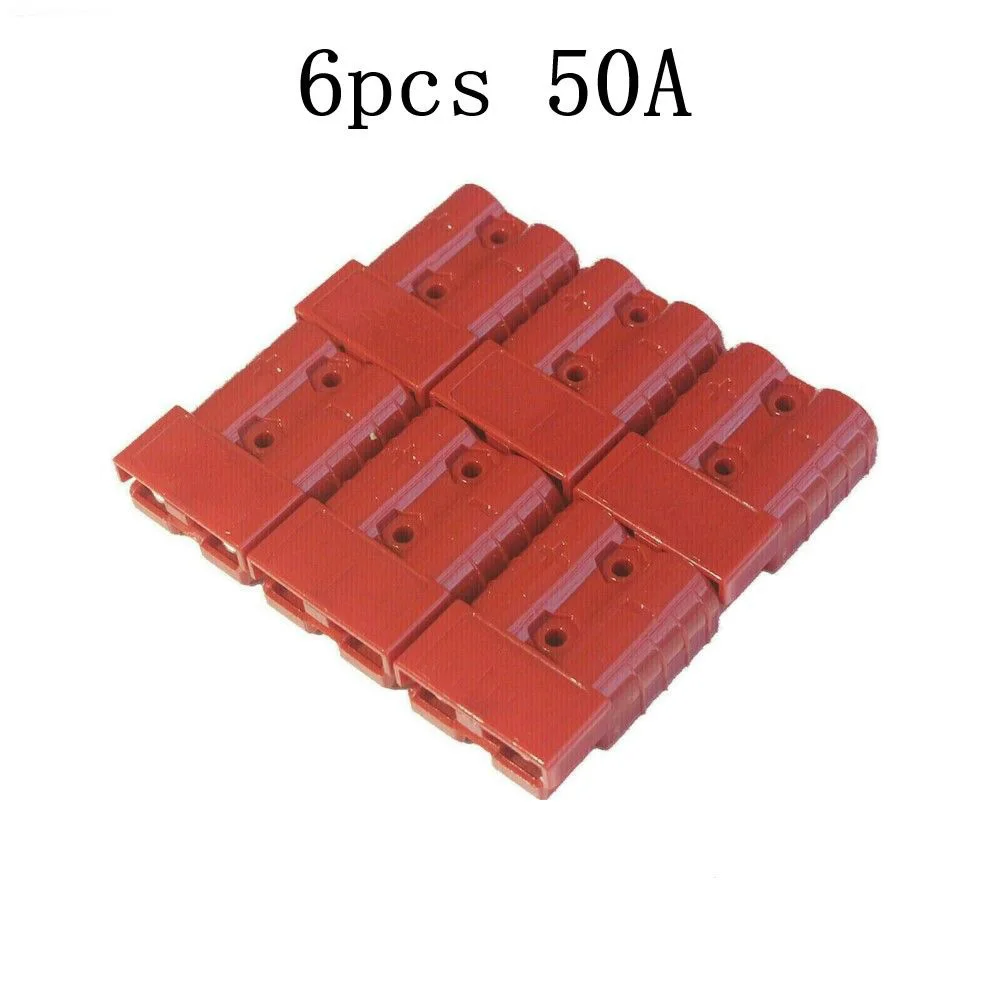 6x Connectors For Anderson Style Plug DC Power 50AMP Solar Caravan Motorcycle Socket Battery Charging Adapter Accessories 6AWG
6x Connectors For Anderson Style Plug DC Power 50AMP Solar Caravan Motorcycle Socket Battery Charging Adapter Accessories 6AWG