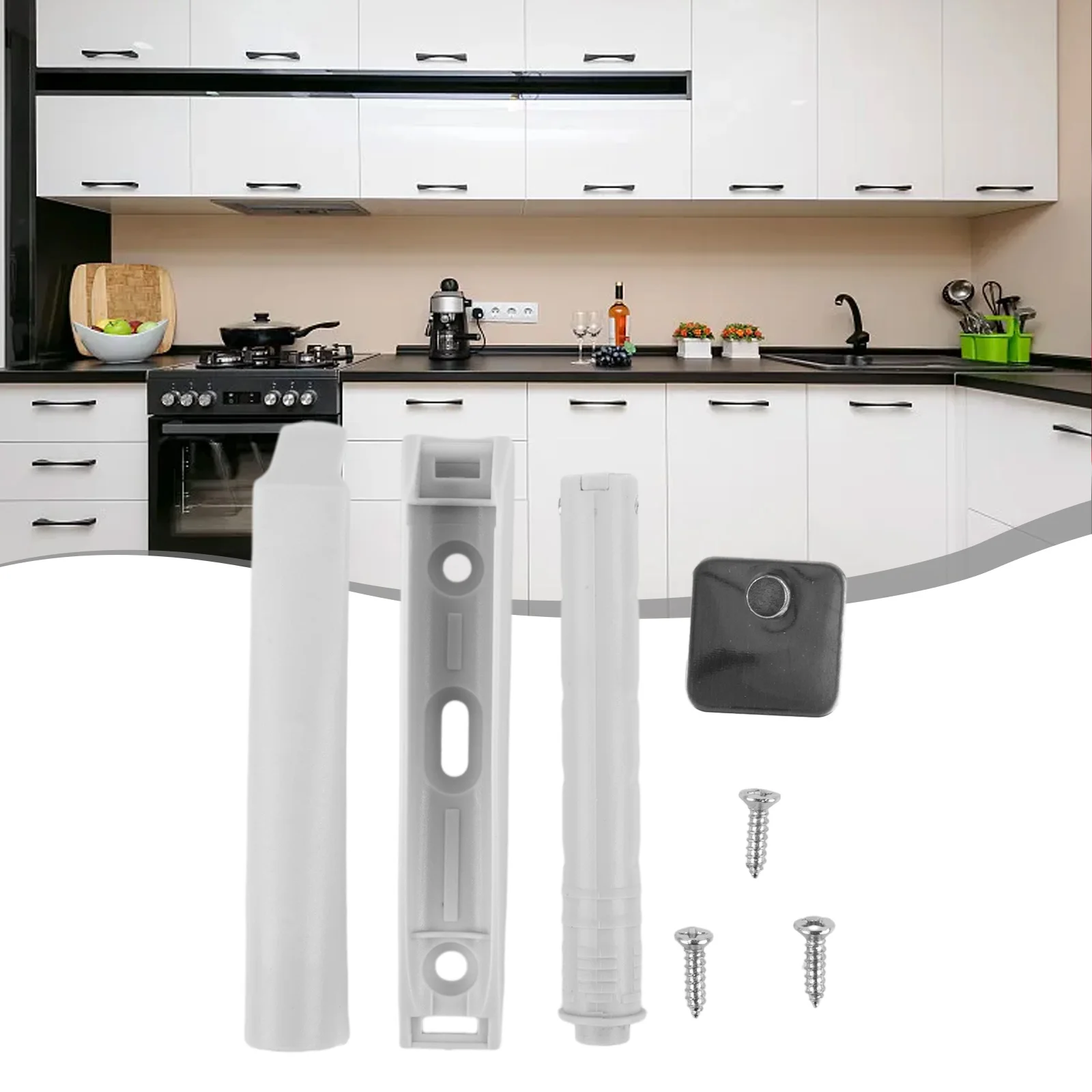 Push To Open Door Catch ABS Bouncer Cabinet Magnetic Catch Cupboard Handle-free Touch Release Catch Practical Brand New
Push To Open Door Catch ABS Bouncer Cabinet Magnetic Catch Cupboard Handle-free Touch Release Catch Practical Brand New