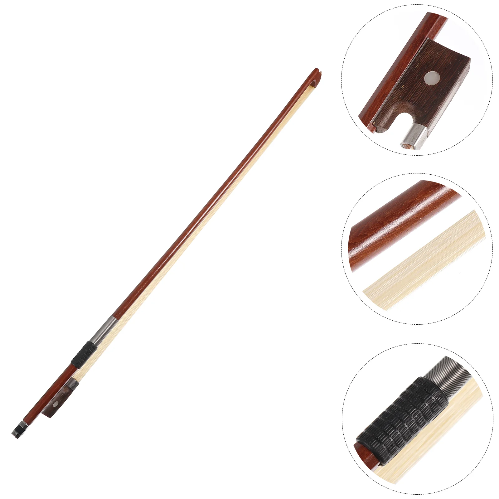 Violin Bow Instrument Accessory Red Sandalwood Musical Parts 1/8 Practice Student Childrens Guitar
Violin Bow Instrument Accessory Red Sandalwood Musical Parts 1/8 Practice Student Childrens Guitar