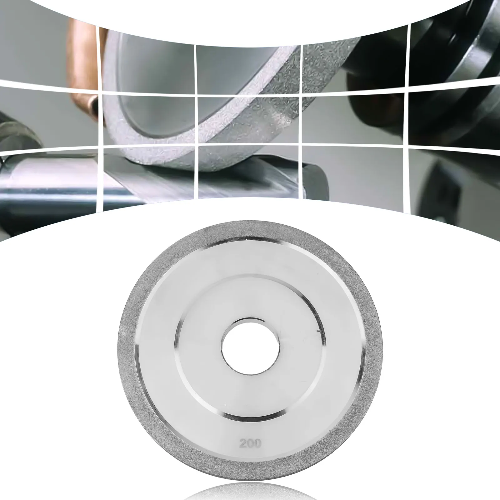 

1 шт. 100/125/150 мм гальванический алмазный шлифовальный круг 150/200 Грит шлифовальный диск точилка абразивный Фрезерный резак