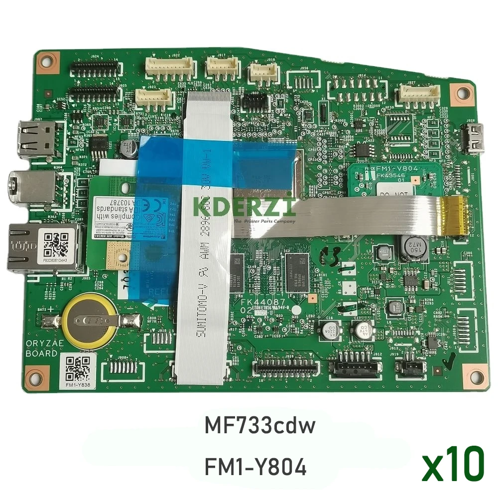 10x FM1-Y804 Original Formatter Board for Canon MF733CDW Printer Mother Board Mainboard Main Controller PCB Assy
10x FM1-Y804 Original Formatter Board for Canon MF733CDW Printer Mother Board Mainboard Main Controller PCB Assy