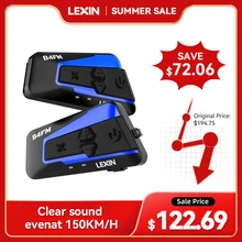 Lexin B4FM-X 10 Bikers Bluetooth Motorcycle Intercom Helmet Headsets,BT 5.0 Wireless Communication Interphone Music Sharing Bike Lexin B4FM-X 10 Bikers Bluetooth Motorcycle Intercom Helmet Headsets,BT 5.0 Wireless Communication Interphone Music Sharing Bike