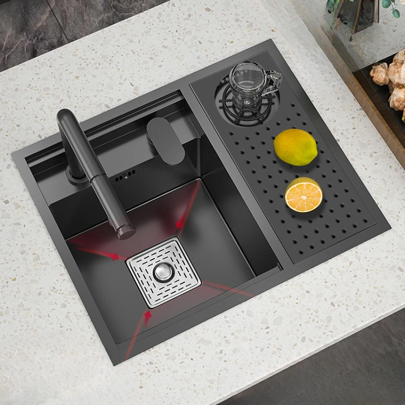 Hidden cup washer sink, nano 304 stainless steel kitchen sink, handmade basin, small single sink sink, sink
Hidden cup washer sink, nano 304 stainless steel kitchen sink, handmade basin, small single sink sink, sink