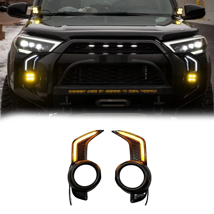 Spedking 2014-2021 LED Daytime Running Light White/Amber LED Foglamp cover foglight for 4runner
Spedking 2014-2021 LED Daytime Running Light White/Amber LED Foglamp cover foglight for 4runner
