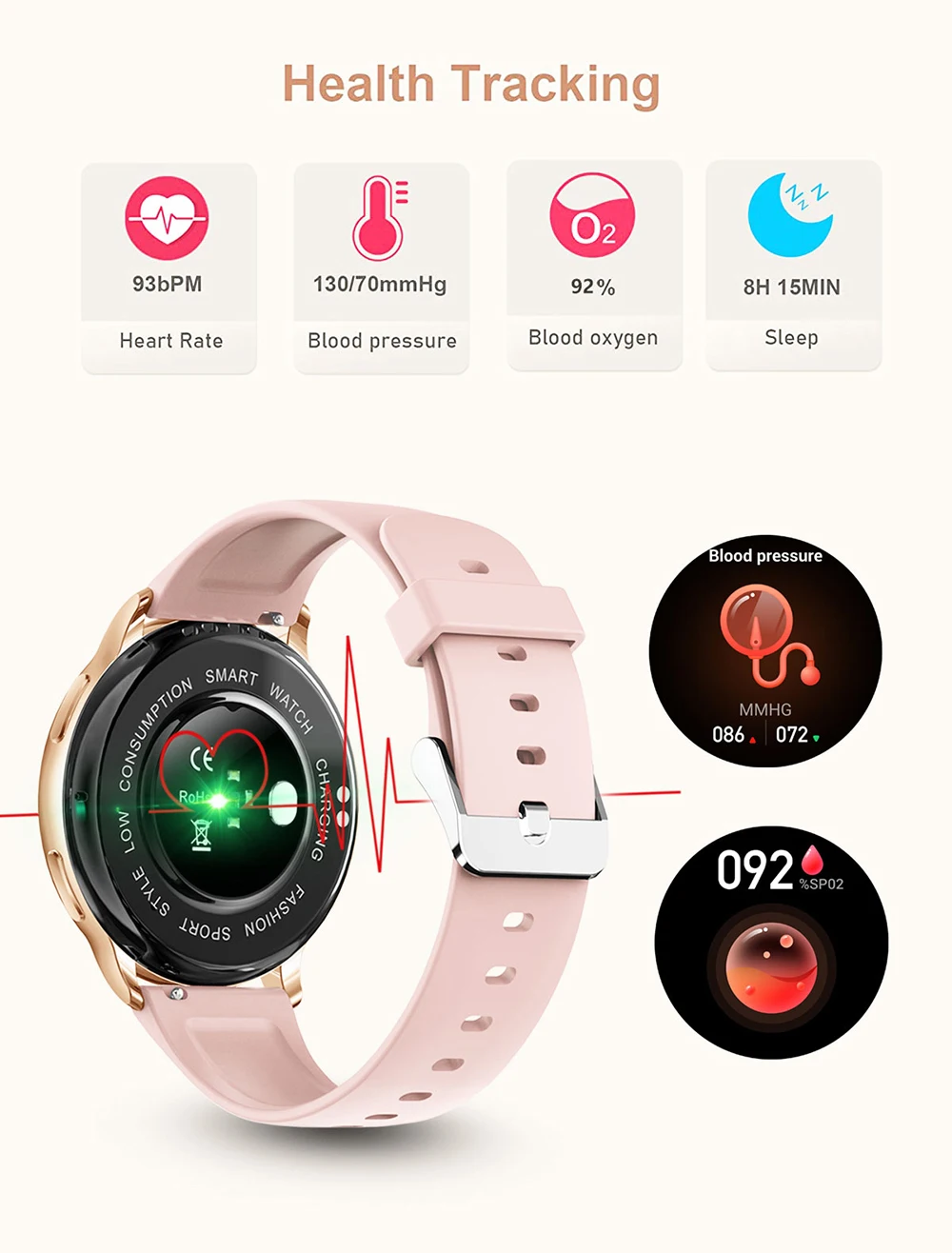 MEVADEN-Bluetooth chamada relógio inteligente para homens e mulheres, relógios personalizados, esporte fitness tracker, freqüência cardíaca, android, ios, y22 MEVADEN-Bluetooth chamada relógio inteligente para homens e mulheres, relógios personalizados, esporte fitness tracker, freqüência cardíaca, android, ios, y22