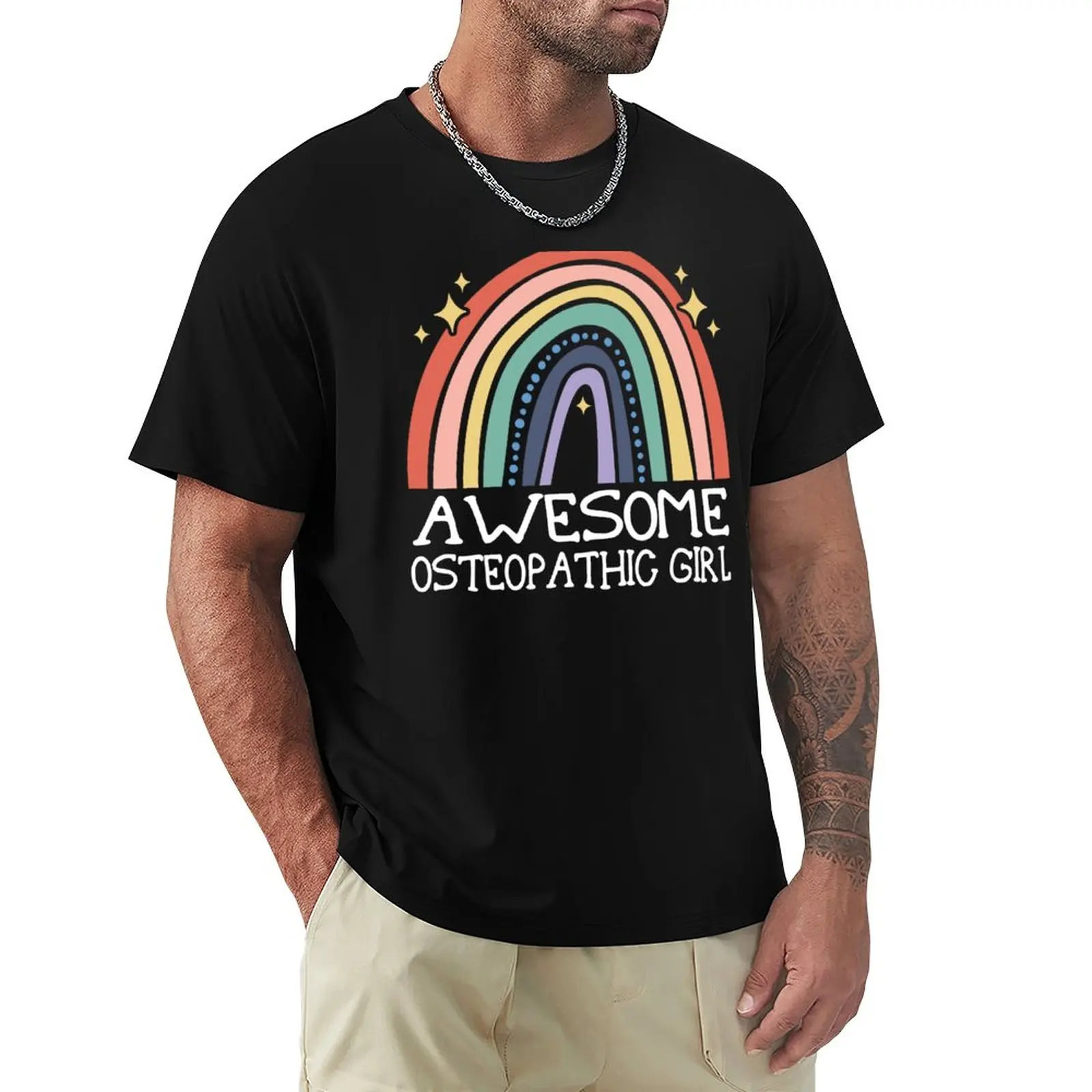 Osteopathic Medicine Doctor Girl Vintage Rainbow T-Shirt heavyweights quick drying summer tops oversized t shirt men
Osteopathic Medicine Doctor Girl Vintage Rainbow T-Shirt heavyweights quick drying summer tops oversized t shirt men