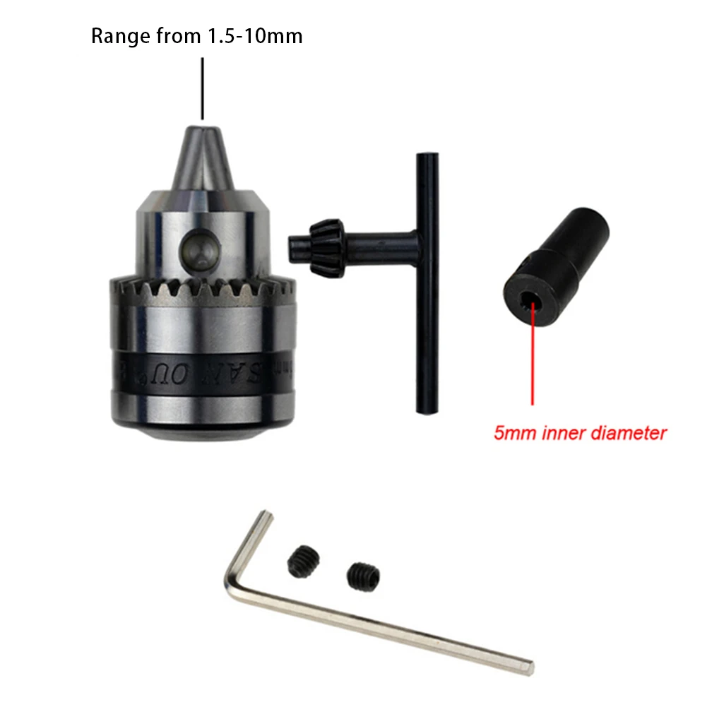 B12 Drill Chuck With Wrench Clamping Range 1.5-10mm CNC Machine Convert Adapter For Drill With Adapter Key Wrench Power Tool
B12 Drill Chuck With Wrench Clamping Range 1.5-10mm CNC Machine Convert Adapter For Drill With Adapter Key Wrench Power Tool