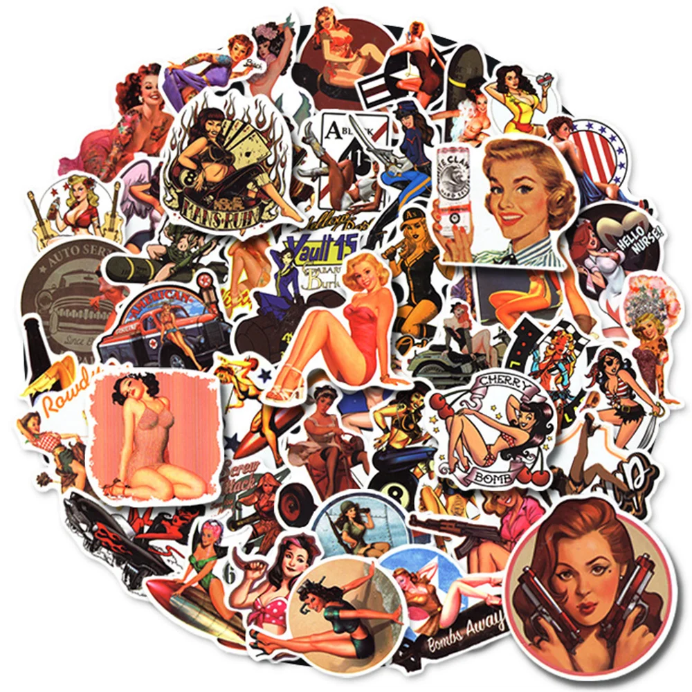 10/30/50PCS Retro Girl European And American Sexy Graffiti Waterproof Sticker Creative Personalized Decorative WaterCupWholesale
10/30/50PCS Retro Girl European And American Sexy Graffiti Waterproof Sticker Creative Personalized Decorative WaterCupWholesale