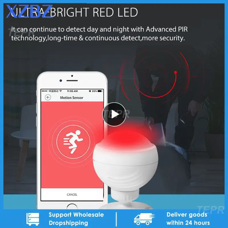 

Tuya WiFi Smart Human Motion Sensor Motion Sensor Tuya/ Smart Life APP Detector PIR Motion Sensor Security Protection Smart Home