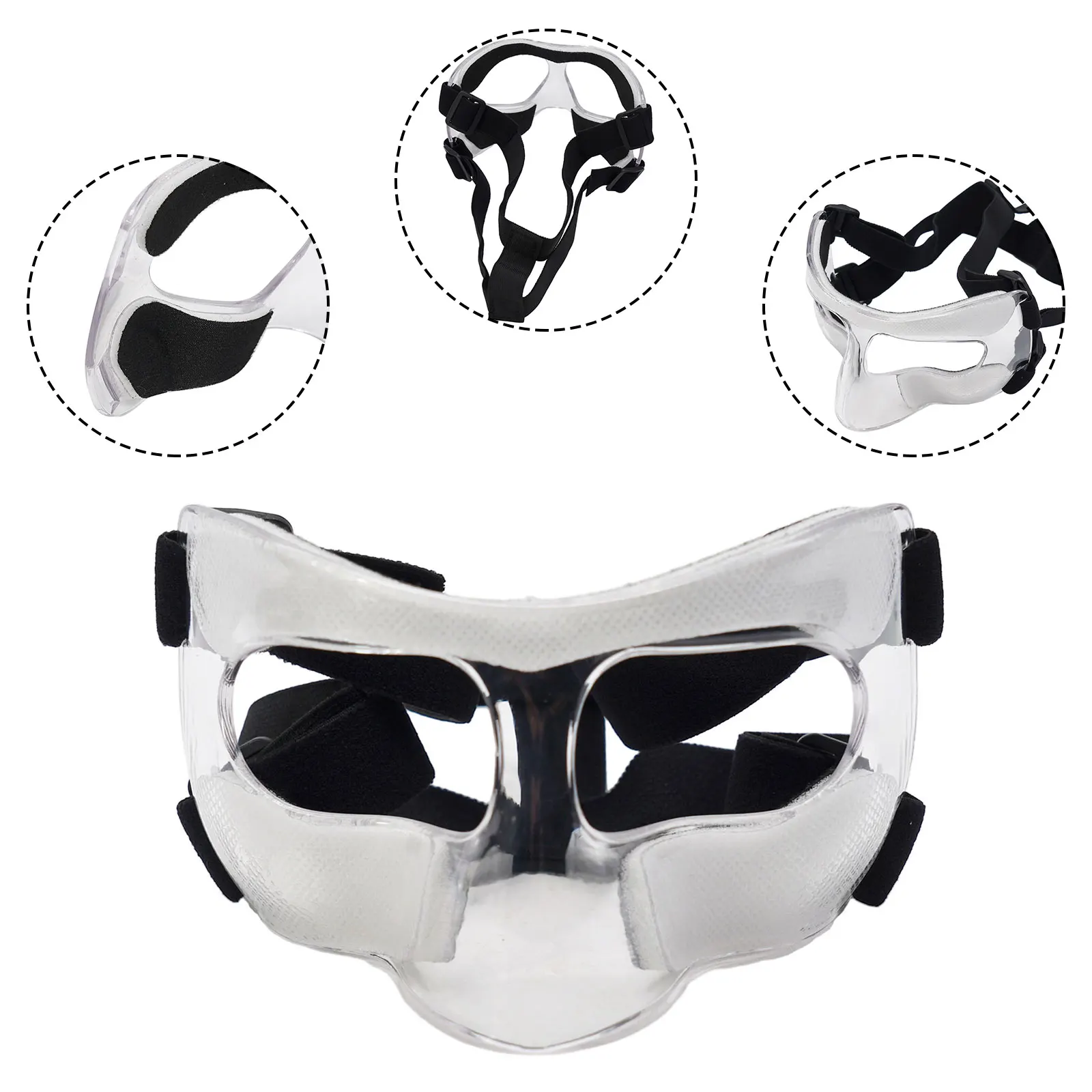 

Durable High Quality Nose Guard Protective Clear Comfortable Plastic Replacement Adjustable Anti Collision 1 Pc