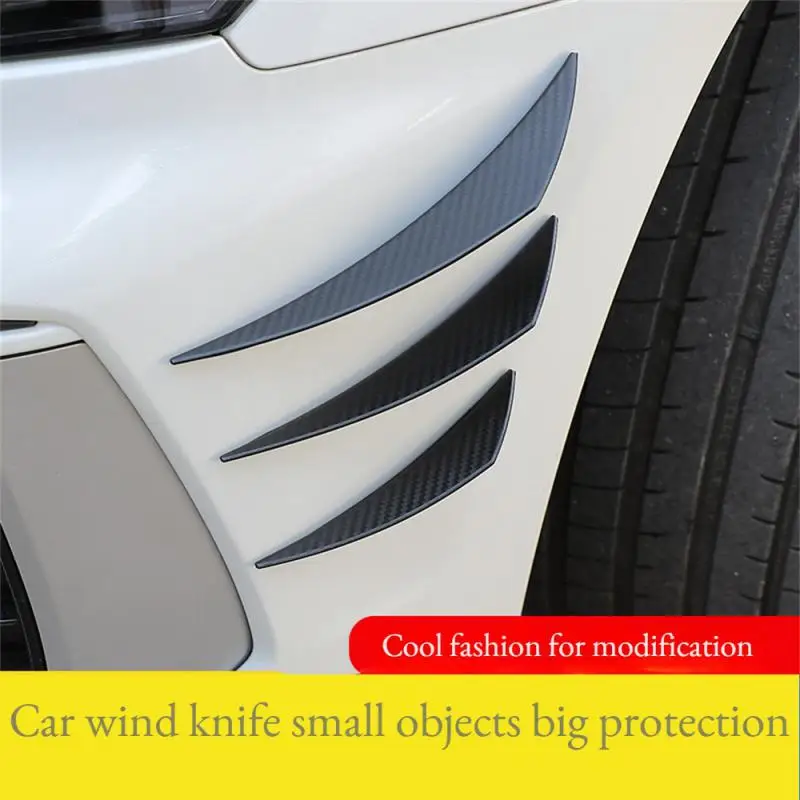 

Car Supplies Modified Bumper Carbon Fiber Knife Extended Universal Spoiler Anti-collision Strip Decoration Diffuser Splitter