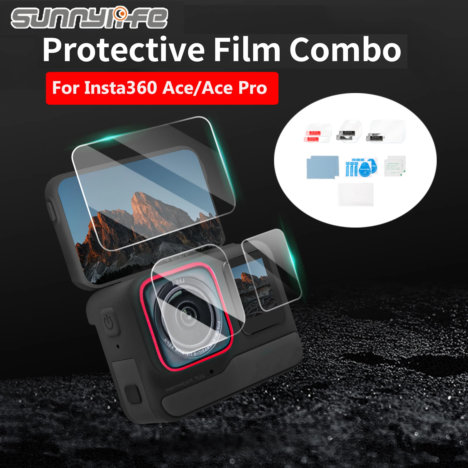 Tempered Glass Protective Film for Insta360 Ace Action Cameras Accessory Anti-Scratch Lens Screen Protector for Insta360 Ace Pro
Tempered Glass Protective Film for Insta360 Ace Action Cameras Accessory Anti-Scratch Lens Screen Protector for Insta360 Ace Pro