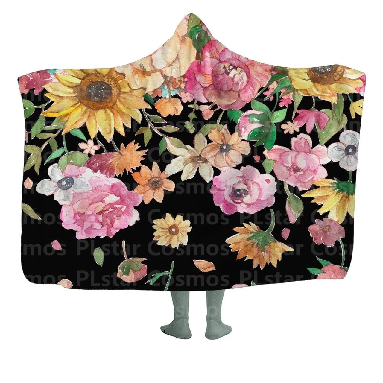 Flower Reign Hooded Blanket 3D All Over Printed Wearable Blanket for Men and Women Adults Kids Fleece Blanket
Flower Reign Hooded Blanket 3D All Over Printed Wearable Blanket for Men and Women Adults Kids Fleece Blanket