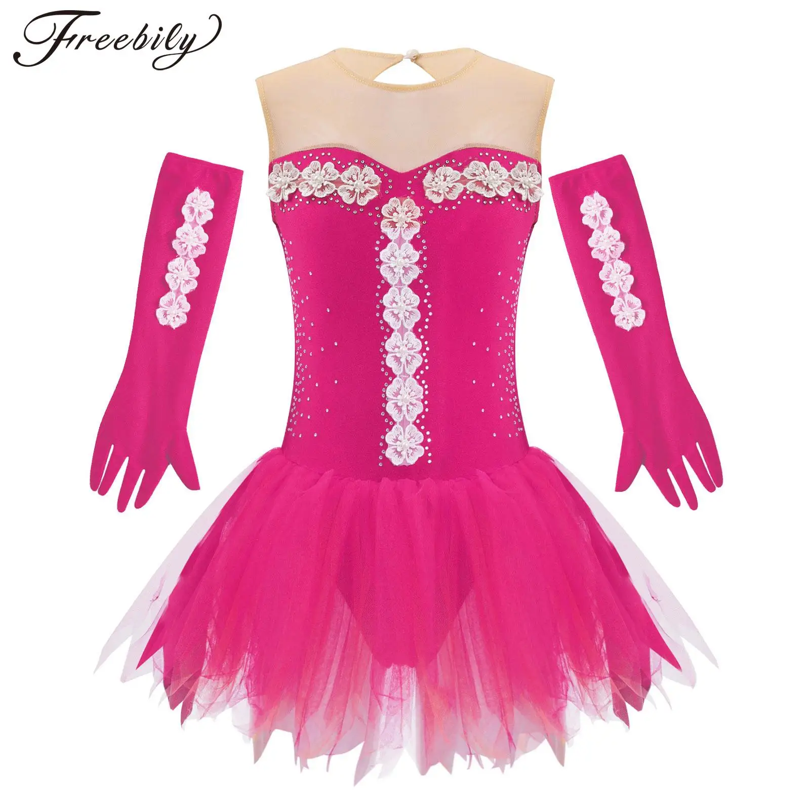 Kids Girls Ballet Tutu Dress Gymnastics Leotard Shiny Sequins Stage Performance Dance Costumes Ballroom Dancewear
Kids Girls Ballet Tutu Dress Gymnastics Leotard Shiny Sequins Stage Performance Dance Costumes Ballroom Dancewear