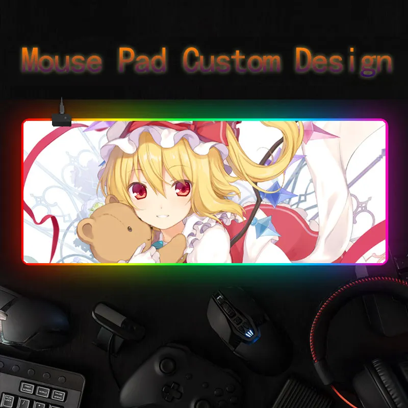 Anime cartoon Touhou Project Flandre Scarlet art mouse pad, RGB landscape personalized mouse pad
Anime cartoon Touhou Project Flandre Scarlet art mouse pad, RGB landscape personalized mouse pad