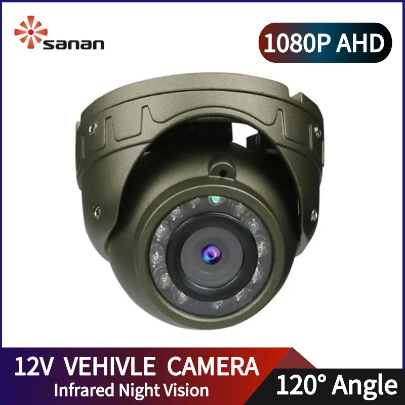 

1080P 12 В Внутренняя AHD-камера для автомобиля для автобуса/грузовика/автофургона охранная система HD ИК Ночное Видение Тяжелая фотокамера CCTV