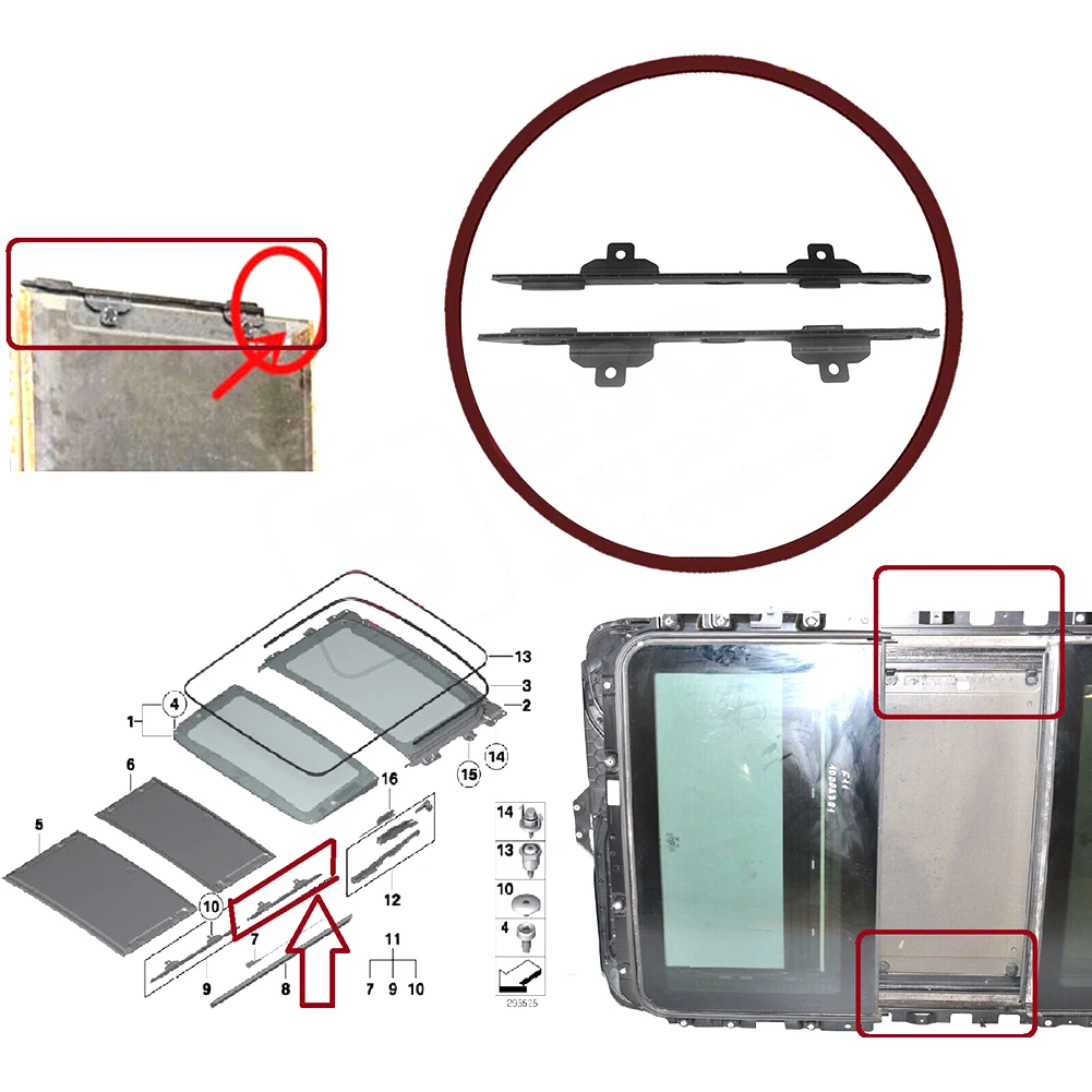 1pcs Black ABS Rear Sunroof Curtain Rail Sliding Bracket For BMW X1 E84 2009-2014 OEM Number 54102993888 Car Accessories
1pcs Black ABS Rear Sunroof Curtain Rail Sliding Bracket For BMW X1 E84 2009-2014 OEM Number 54102993888 Car Accessories
