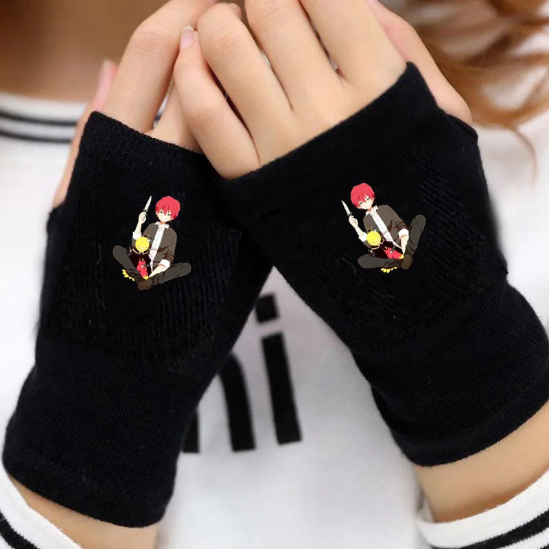 Teenagers Women Short Fingerless Gloves Mitten Arm Warmer Men's Warm Cuff Gloves For anime Assassination Classroom Gloves
Teenagers Women Short Fingerless Gloves Mitten Arm Warmer Men's Warm Cuff Gloves For anime Assassination Classroom Gloves