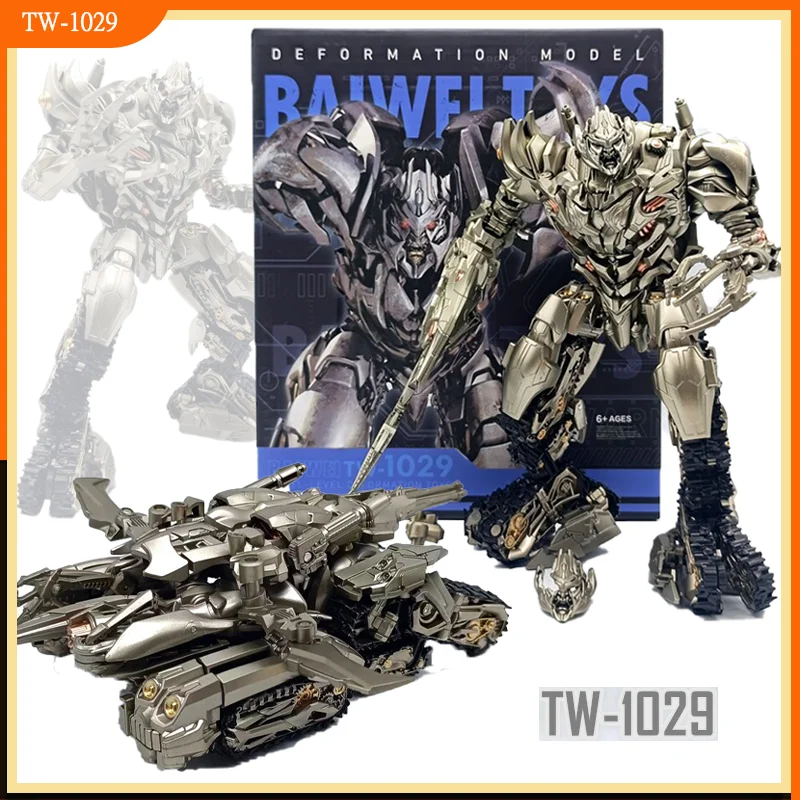 

BAIWEI Transformation TW-1029 Action Figures TW1029 Megatank Movie Metal Coating Studio Series Figure KO SS13 Robot Gift Toys