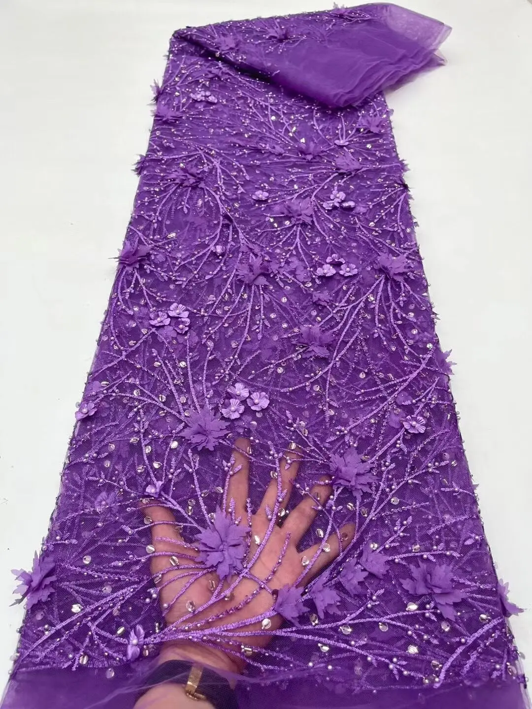 African Sequins bead Lace Fabric SYJ-128683 High Quality Nigerian Net Tulle Lace Fabrics Embroidery French Sequence Lace Fabric
African Sequins bead Lace Fabric SYJ-128683 High Quality Nigerian Net Tulle Lace Fabrics Embroidery French Sequence Lace Fabric