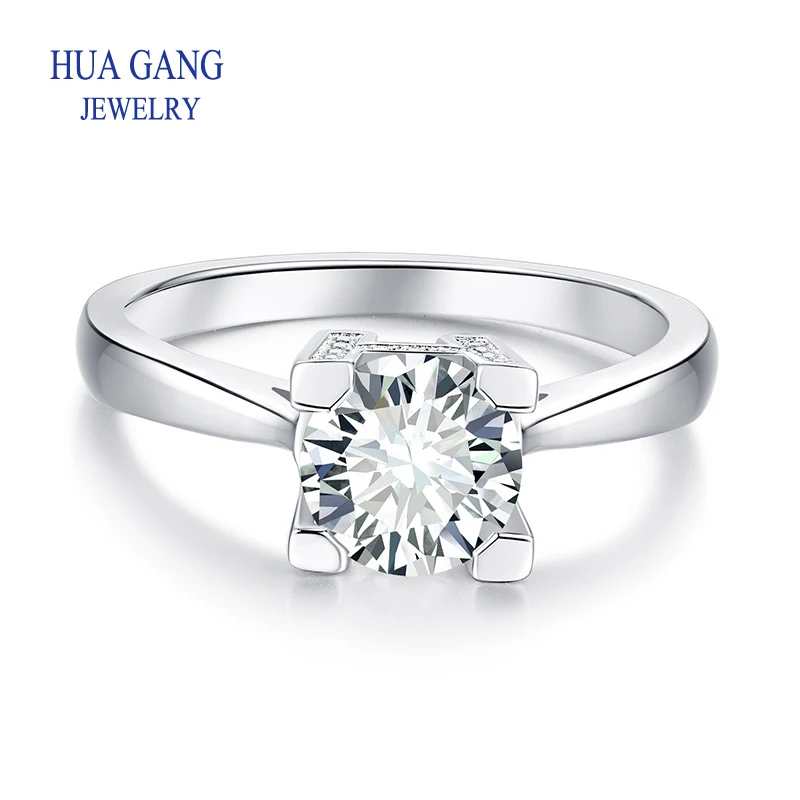 Moissanite Rings 1ct 2ct 925 Sterling Silver VVS1 Round Cut Solitaire Wedding Ring for Women
Moissanite Rings 1ct 2ct 925 Sterling Silver VVS1 Round Cut Solitaire Wedding Ring for Women